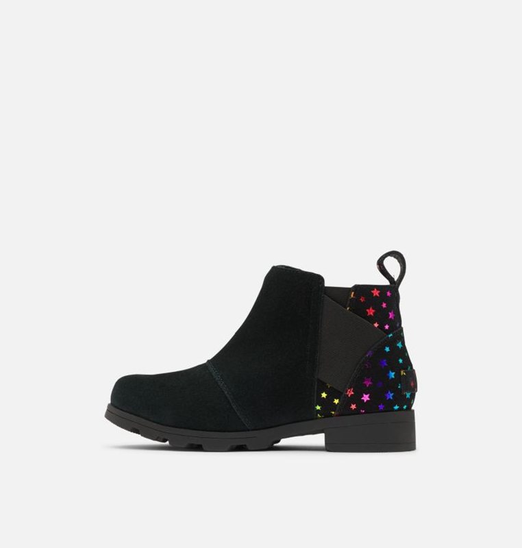 Sorel Barn Stövlar Svarta - Youth Emelie™ Chelsea - RWL-615849